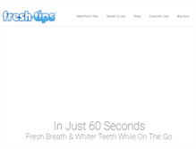 Tablet Screenshot of freshtips.com